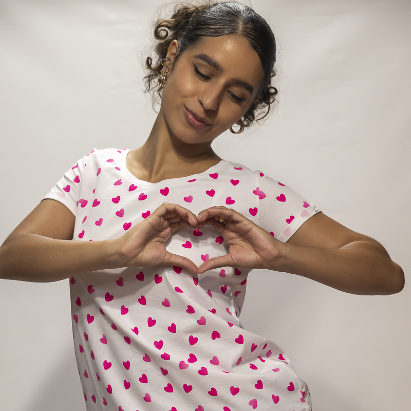 Camiseta Corazones Flúor - Imagen 3