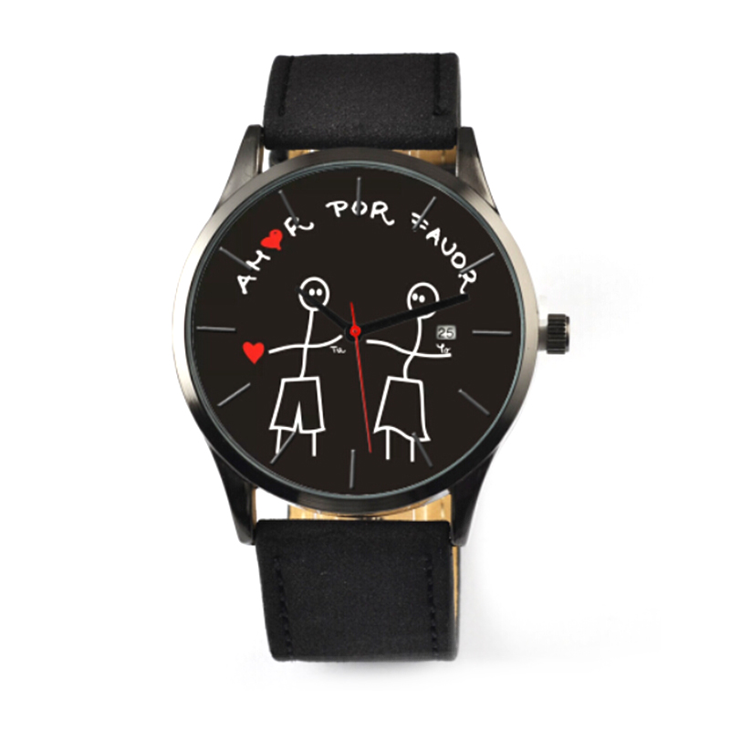 Reloj Tú  y Yo Negro